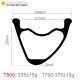 29er Carbon 34x25mm inner Width 27mm Tubeless Hookless Asymetric MTB Rim 29er Carbon 34x25mm inner Width 27mm Tubeless Hookless Asymetric MTB Rim