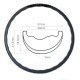 Llantas de carbono de 325 g 29er onduladas 37x21,5 mm de ancho interno 30 mm sin cámara y sin gancho asimétricas para MTB. Ruedas para bicicletas eléctricas Llantas de carbono de 325 g 29er onduladas 37x21,5 mm de ancho interno 30 mm sin cámara y sin gancho asimétricas para MTB. Ruedas para bicicletas eléctricas