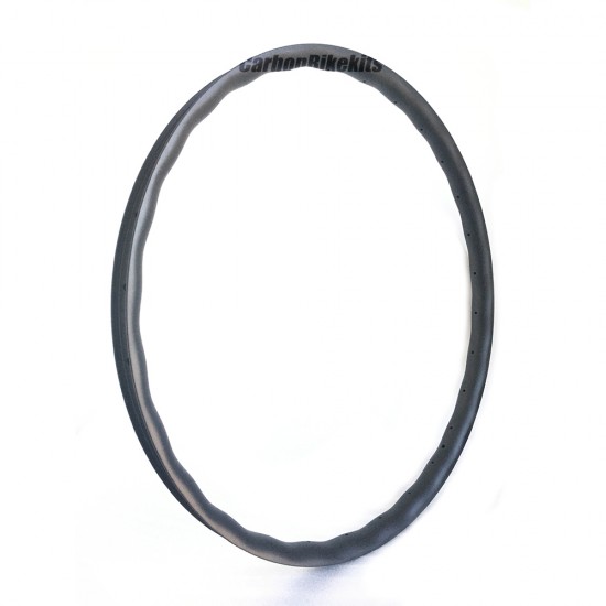 Llantas de carbono de 325 g 29er onduladas 37x21,5 mm de ancho interno 30 mm sin cámara y sin gancho asimétricas para MTB. Ruedas para bicicletas eléctricas Llantas de carbono de 325 g 29er onduladas 37x21,5 mm de ancho interno 30 mm sin cámara y sin gancho asimétricas para MTB. Ruedas para bicicletas eléctricas