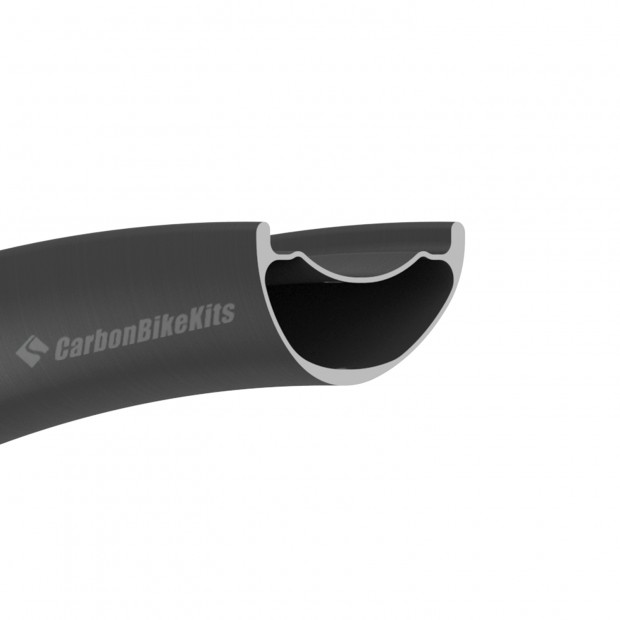 29er carbono 45x25mm ancho interior 39mm sin cámara Hookless asimétrico llanta MTB, llantas para E-Bike