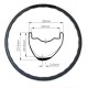 Llantas de carbono ligeras de 290 g 29er XC onduladas 29x23,5 mm de ancho interno 24 mm sin cámara y sin gancho asimétricas para MTB. Ruedas para bicicletas eléctricas. Llantas de carbono ligeras de 290 g 29er XC onduladas 29x23,5 mm de ancho interno 24 mm sin cámara y sin gancho asimétricas para MTB. Ruedas para bicicletas eléctricas.