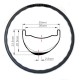 Llantas de carbono ligeras de 335 g 29er XC onduladas 35x23,5 mm de ancho interno 24 mm sin cámara y sin gancho asimétricas para MTB. Ruedas para bicicletas eléctricas. Llantas de carbono ligeras de 335 g 29er XC onduladas 35x23,5 mm de ancho interno 24 mm sin cámara y sin gancho asimétricas para MTB. Ruedas para bicicletas eléctricas.