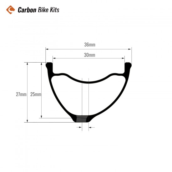 29er ultra light carbon mtb rim 245g 30mm inner wide toray t1000 molded spoke holes for xc race wheel build