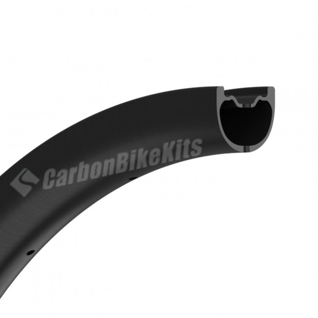 27,5 pulgadas / 29 pulgadas Carbono 40x32mm Ancho interno 31mm Tubeless Hookless Simétrico Aro MTB
