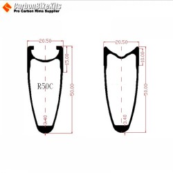 700C 50x20.5mm Clincher / Tubular Road Bike Rims 700C 50x20.5mm Clincher / Tubular Road Bike Rims