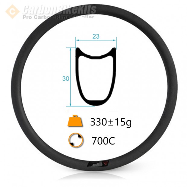 700C 30x23mm Tubular/Clincher Road Bike Rims 20-24holes Rim Brake 700C 30x23mm Tubular/Clincher Road Bike Rims 20-24holes Rim Brake