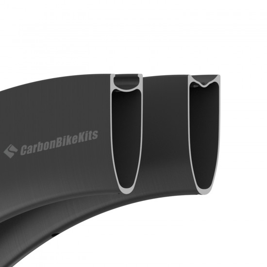 Aro para Bicicleta de Carretera 700C 60x23mm Clincher / Tubular Aro para Bicicleta de Carretera 700C 60x23mm Clincher / Tubular