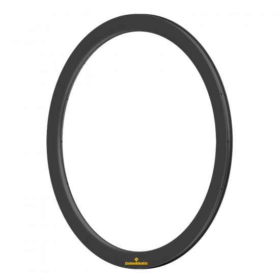 700C 45x25mm Asymmetric Tubeless / Tubular Road Bike Rim 700C 45x25mm Asymmetric Tubeless / Tubular Road Bike Rim