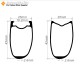 700C 45x25mm Asymmetric Tubeless / Tubular Road Bike Rim 700C 45x25mm Asymmetric Tubeless / Tubular Road Bike Rim