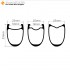 Aros para Bicicleta de Carretera 700C 35x25mm Tubeless Clincher / Tubular
