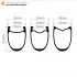 700C 35x25mm Tubeless Clincher / Tubular Road Bike Rims