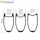 700C 50x25mm Clincher  / Tubular Road Bike Rims