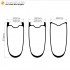 Aro Tubeless Hookless / Tubular 700C 55x26mm para bicicleta de carretera