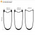 Aro Tubeless Hookless / Tubular 700C 65x26mm para bicicleta de carretera
