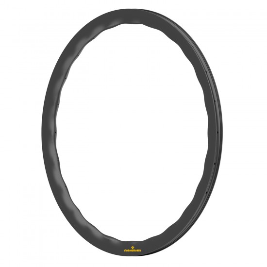 Llantas de carretera de carbono de 380±15g ultraligera, forma de onda, 700C 45x28mm, sin cámara con gancho/sin gancho/tubular