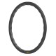 Llantas de carretera de carbono de 380±15g ultraligera, forma de onda, 700C 45x28mm, sin cámara con gancho/sin gancho/tubular