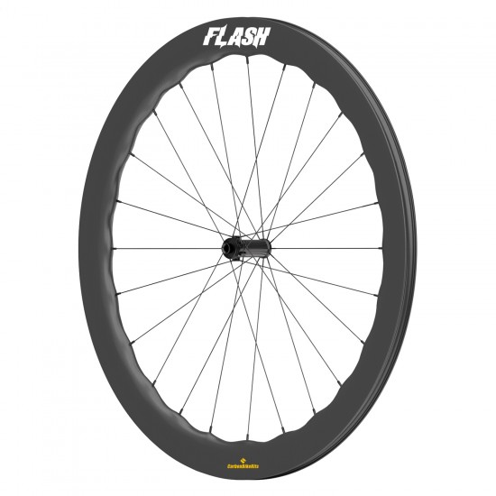 Llantas de carretera de carbono, forma de onda, 700C 68x31mm, sin cámara con gancho/sin gancho/tubular