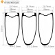 700C 65x28mm Asymetric Carbon Tubeless Hooked/Hookless / Tubular Road Bike Rim 700C 65x28mm Asymetric Carbon Tubeless Hooked/Hookless / Tubular Road Bike Rim