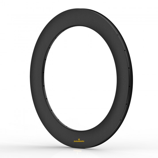 700C 80x28mm  Asymetric Carbon Tubeless Hooked/Hookless / Tubular Road Bike Rim