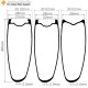 700C 80x28mm  Asymetric Carbon Tubeless Hooked/Hookless / Tubular Road Bike Rim