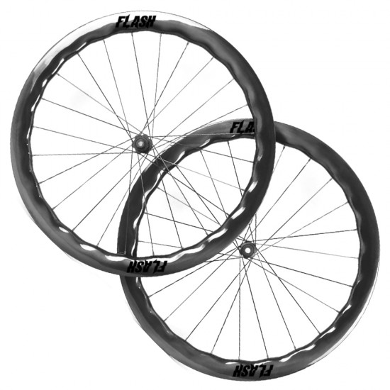 Aro Ultraligero 405g Forma de Onda Asimétrica 700C 50x28mm Carbono Tubeless para Bicicleta de Carretera Aro Ultraligero 405g Forma de Onda Asimétrica 700C 50x28mm Carbono Tubeless para Bicicleta de Carretera