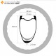 Aro Ultraligero 405g Forma de Onda Asimétrica 700C 50x28mm Carbono Tubeless para Bicicleta de Carretera Aro Ultraligero 405g Forma de Onda Asimétrica 700C 50x28mm Carbono Tubeless para Bicicleta de Carretera