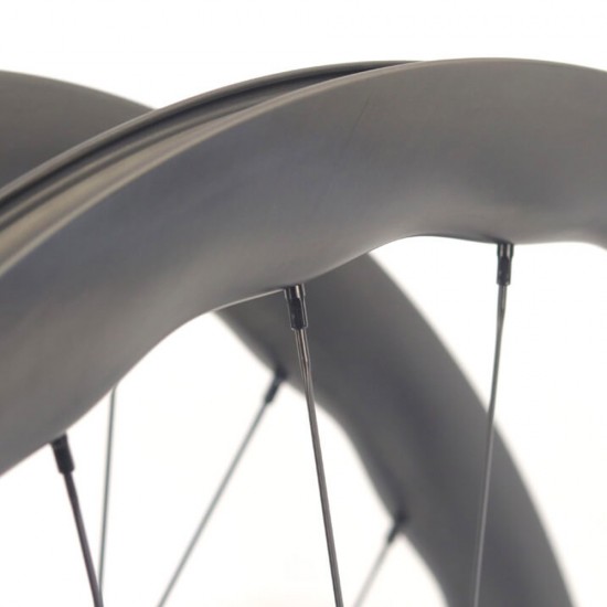 Llantas de carretera de carbono, forma de onda, 700C 55x28mm, sin cámara con gancho/sin gancho/tubular Llantas de carretera de carbono, forma de onda, 700C 55x28mm, sin cámara con gancho/sin gancho/tubular