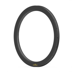 700C 45x29mm Asymmetrische Carbon Tubeless Haken/Hookless Gravel / CX Felge