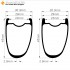 700C 45x29mm Asymmetric Carbon Tubeless Hooked /Hookless Gravel / CX Rim