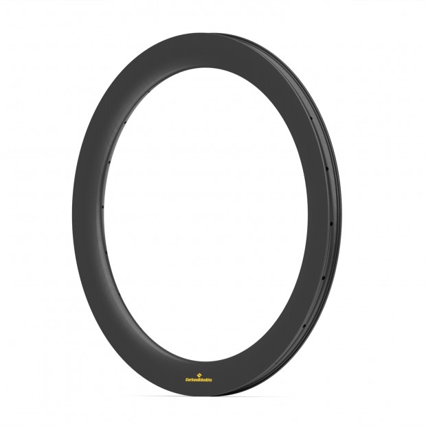 700C 60x29mm Asymmetric Carbon Tubeless Hooked/Hookless Road Bike Rim