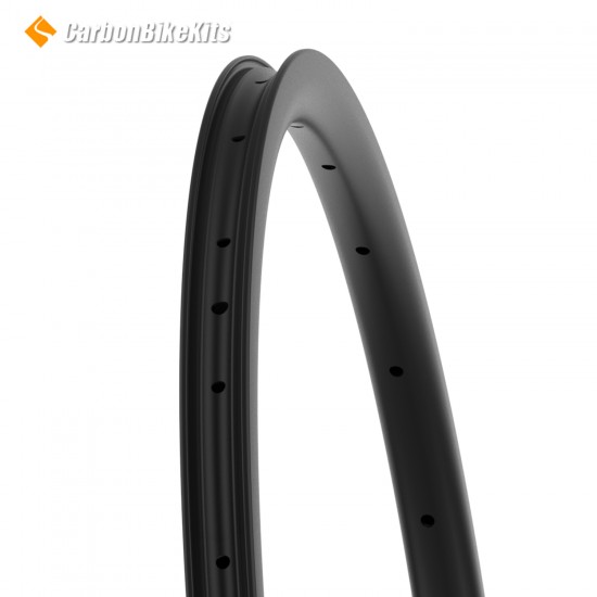 700C 32x30mm Asymmetric Carbon Tubeless Hooked /Hookless Gravel / CX Rim 700C 32x30mm Asymmetric Carbon Tubeless Hooked /Hookless Gravel / CX Rim
