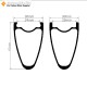 700C 45x30mm Carbon Tubeless Hooked /Hookless Gravel / CX Rim 700C 45x30mm Carbon Tubeless Hooked /Hookless Gravel / CX Rim