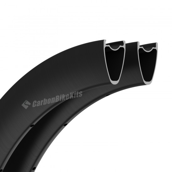 700C 40x30mm Carbon Tubeless Hooked /Hookless Gravel / CX Rim 700C 40x30mm Carbon Tubeless Hooked /Hookless Gravel / CX Rim