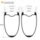 405g Ultralight 700C 55x31mm Symmetric Carbon Tubeless Gravel / CX Rim Big Hole Center Distance 405g Ultralight 700C 55x31mm Symmetric Carbon Tubeless Gravel / CX Rim Big Hole Center Distance