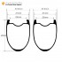365g Ultralight 700C 45x31mm Symmetric Carbon Tubeless Gravel / CX Rim Big Hole Center Distance