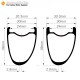Aro de Carbono Asimétrico 700C 39x31mm Tubeless para Rueda de Gravel / CX Aro de Carbono Asimétrico 700C 39x31mm Tubeless para Rueda de Gravel / CX