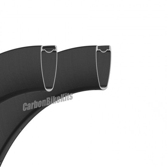Aro de Carbono 700C 65x31mm Tubeless para Rueda de Gravel / CX Aro de Carbono 700C 65x31mm Tubeless para Rueda de Gravel / CX