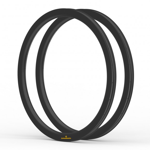 Ultraleicht 700C 40x32mm Asymmetrische Carbon Tubeless Gravel / CX Felge Ultraleicht 700C 40x32mm Asymmetrische Carbon Tubeless Gravel / CX Felge