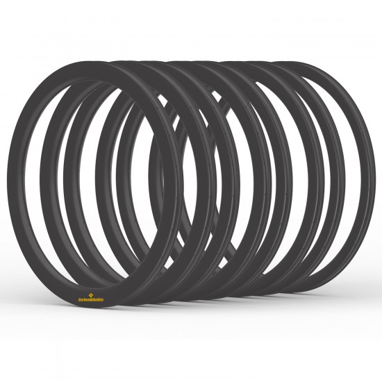 345g Ultraligero 700C 40x32mm Llantas de carbono asimétricas Tubeless Gravel / CX 345g Ultraligero 700C 40x32mm Llantas de carbono asimétricas Tubeless Gravel / CX