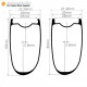 425g Ultralight 700C 60x32mm Asymmetric Carbon Tubeless Gravel / CX Rim 425g Ultralight 700C 60x32mm Asymmetric Carbon Tubeless Gravel / CX Rim