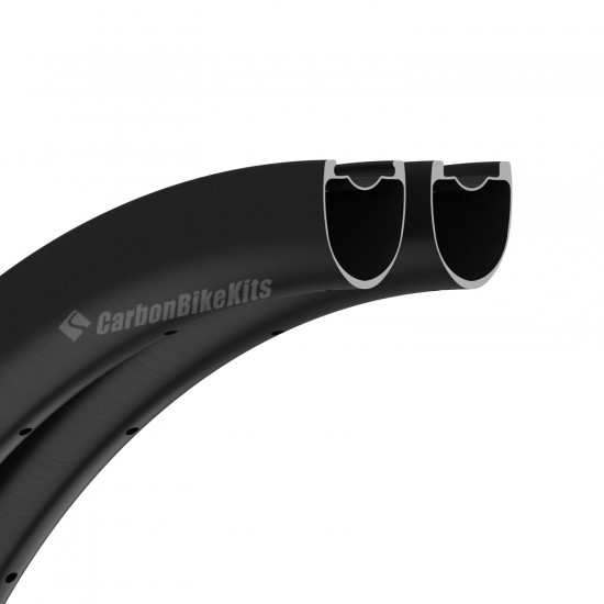 All-Around Road Race Carbon Wheels 700C 40x35mm Tubeless Rim All-Around Road Race Carbon Wheels 700C 40x35mm Tubeless Rim
