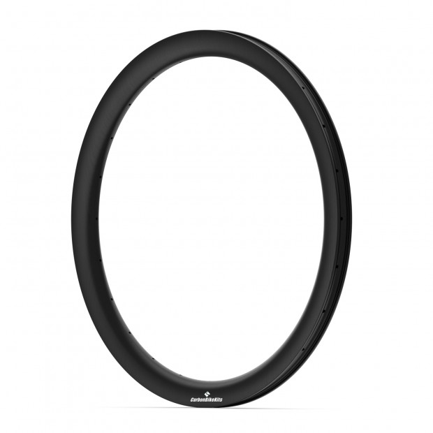 Ruote in carbonio gravel 700C profilo 45mm con cerchio tubeless largo 35mm