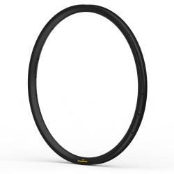 700C 30x30mm Carbon Tubeless Haken/Hookless Gravel / CX Felge
