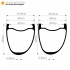 700C 40x36mm Asymmetric Carbon Tubeless Gravel / CX Wheels Rim