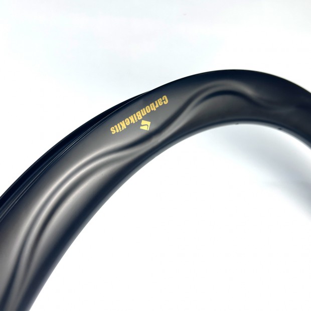 Flucircle Ultraligero 380g 700C 47x40mm Bujes de Carbono Tubeless Gravel / CX
