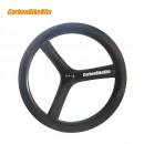 Rueda de Carbono de Tres Radios Rectos 20 Pulgadas 451mm Clincher Ancho 26mm