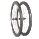 Ruedas de carbono para bicicleta de carretera 700C 60x26mm Tubeless Hookless / Tubular Freno de disco DT SWISS Hub