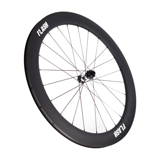 Ruedas de carbono para bicicleta de carretera 700C 60x26mm Tubeless Hookless / Tubular Freno de disco DT SWISS Hub
