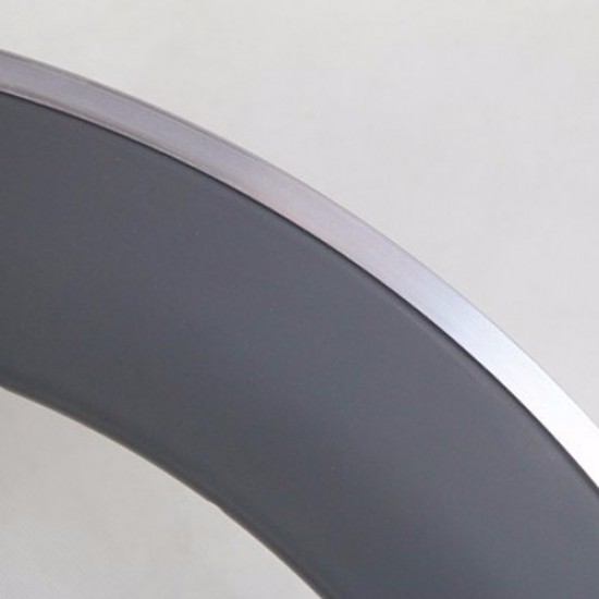 700C 80x25mm Llanta Clincher de Carbono con Superficie de Freno de Aleación para Bicicleta de Carretera