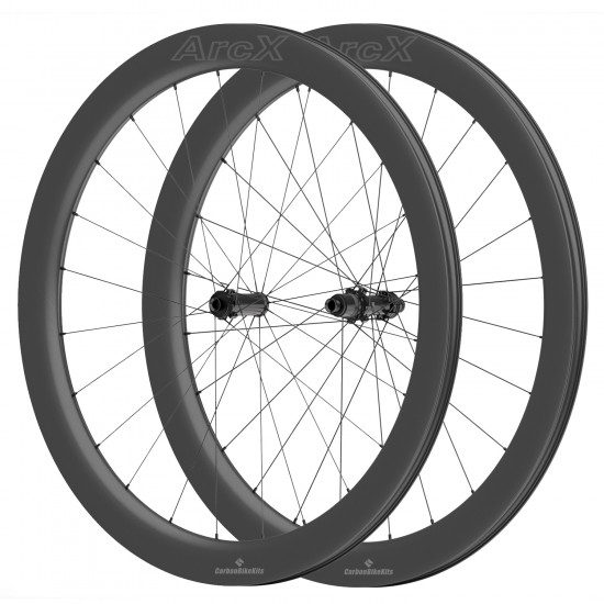 ArcX 405g ultraleichte 700C Tubeless-Felge, 57x32mm, Innenbreite 25mm, verstärkte Carbonstruktur